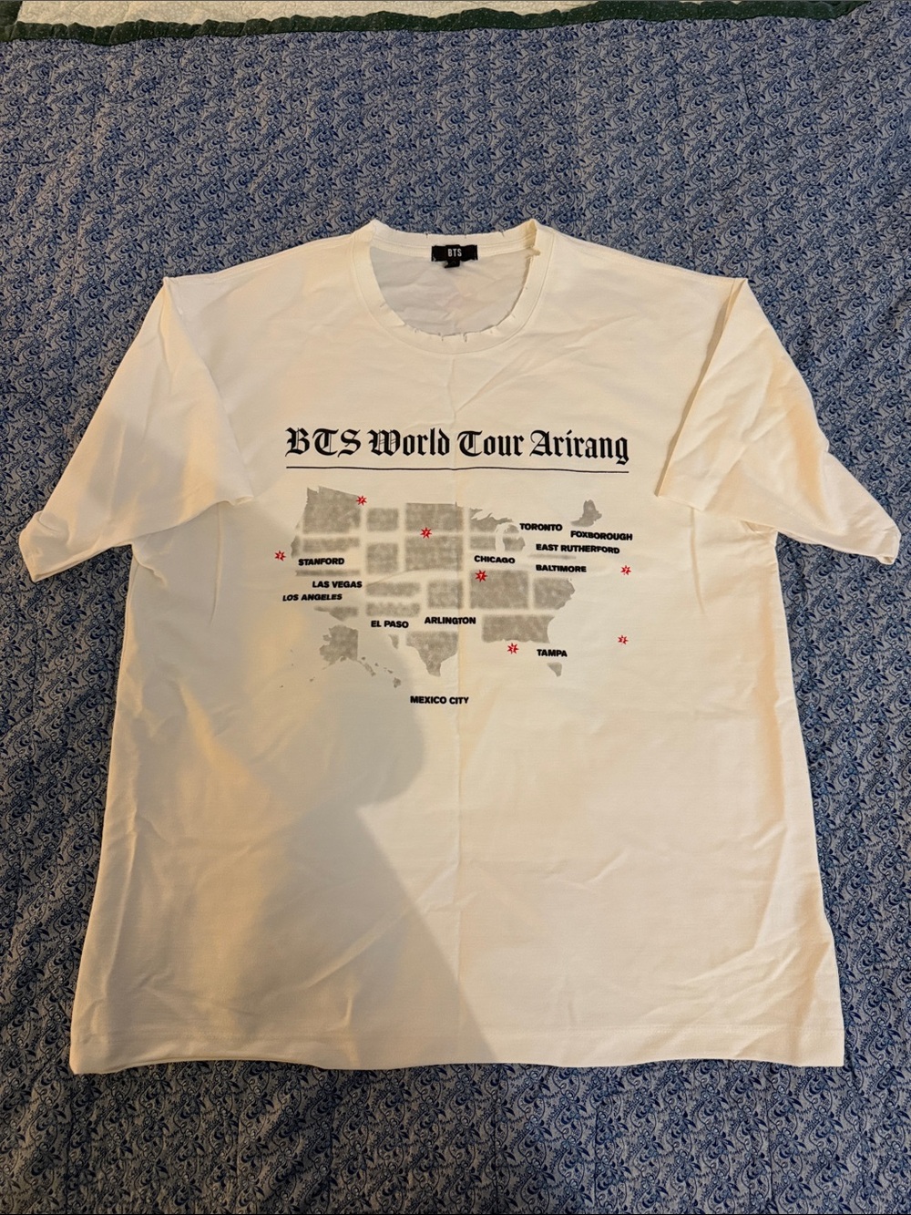 New BTS North America Tour Tshirt